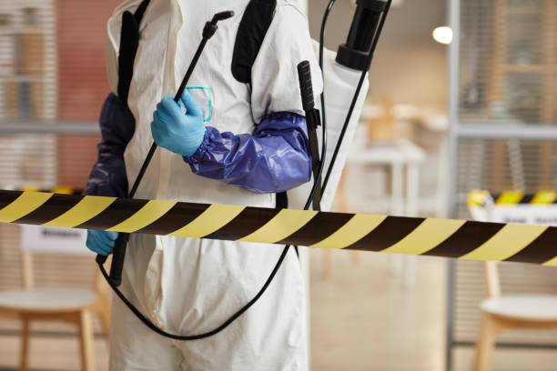 Professional Biohazard technician working in Croton, OH